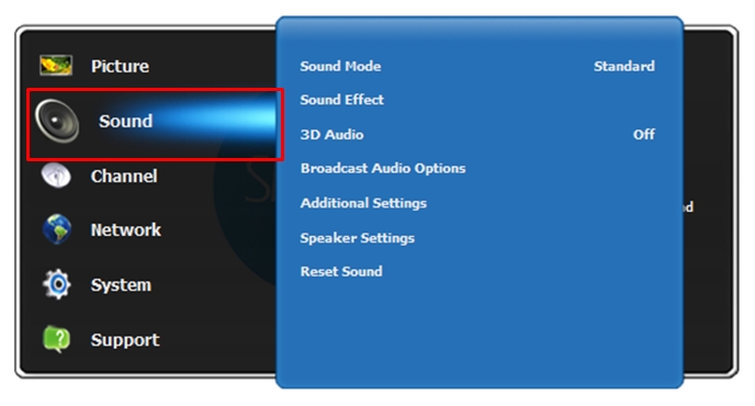How to Disable the TV speakers when connected to external speakers?