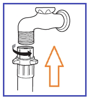 How to connect the water supply hose in Samsung Top Load Washing Machine?