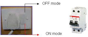 Check whether Switch is ON and the Power is supplied.