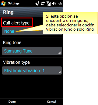 ¿Por qué mi dispositivo no suena cuando se recibe una llamada entrante?