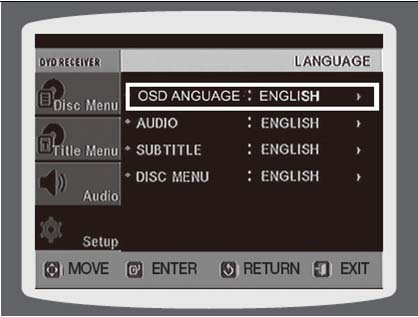 Selecting the OSD Language