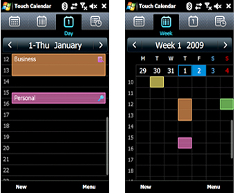 Touch Calendar’da kategori seçeneği nasıl kullanılır?