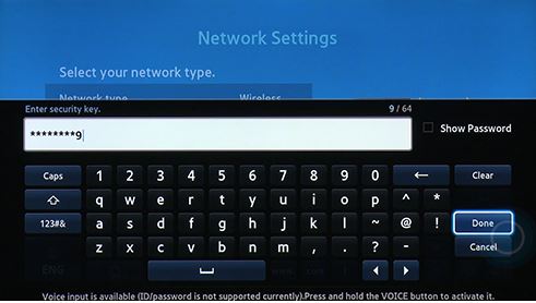 How to connect the LED F5500 Series Smart TV to Wi-Fi?