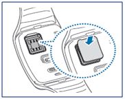 Galaxy Gear S: How to insert the SIM card?