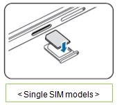 Galaxy A5: How to install the SIM card or USIM card?