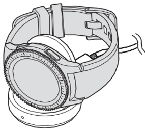 Gear Sport: How do I charge the battery of my Gear Sport?