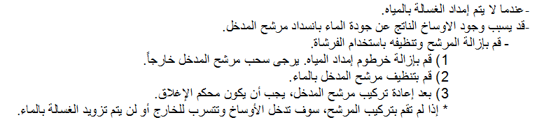 كيفية تنظيف المرشح في صمام إمداد المياه
