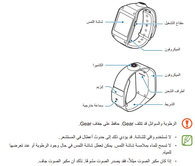 تصميم جهاز جالاكسي Gear.