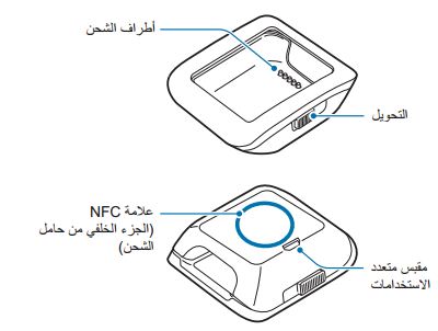 تصميم جهاز مرساة شحن جالاكسي Gear.