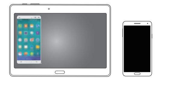 استخدام تطبيق SideSync 3.0 بجهاز جالاكسي SM-T805 TAB S 10.5