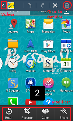 ¿Cómo realizo una captura de pantalla en mi Grand? (GT-I9080)