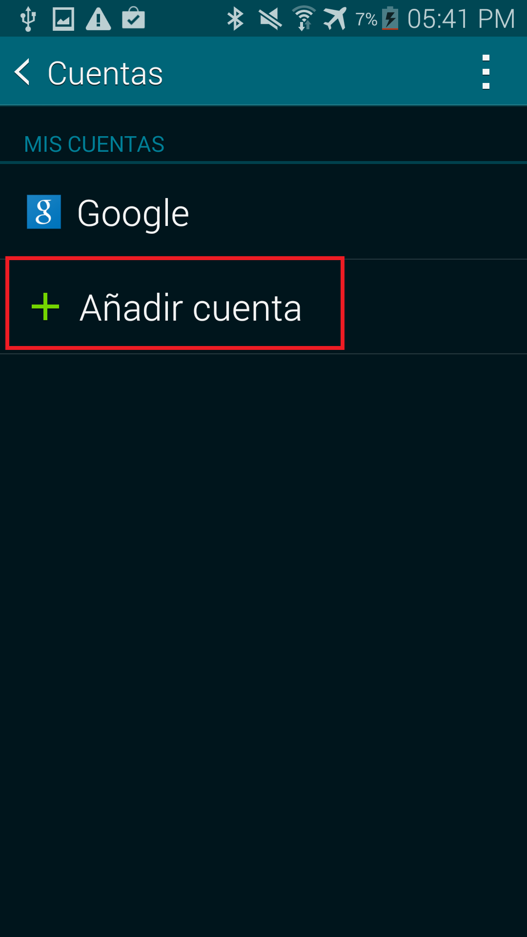 ¿Cómo crear una cuenta de Gmail en mi Samsung Galaxy S5?