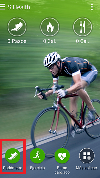 No se pueden ver/sincronizar los datos del podómetro en el Gear2 o Gear Fit