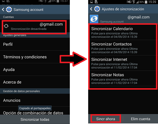 Galaxy: Cómo realizar una copia de Seguridad de sus Datos