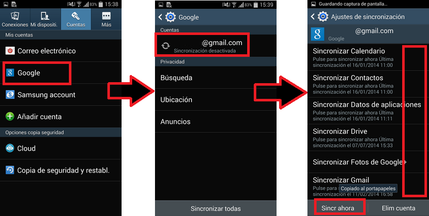 Galaxy: Cómo realizar una copia de Seguridad de sus Datos