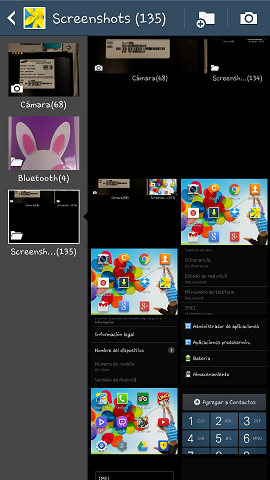¿Cómo saco una captura de pantalla en mi Galaxy Core? (GT-I8260)