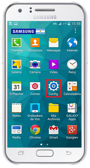 Galaxy J1: ¿Cómo restablecer archivos y la configuración a sus valores por defecto?