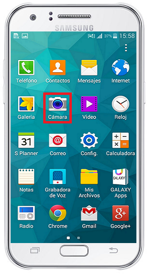 Samsung Galaxy J1: ¿Cómo restablecer los ajustes de la cámara?