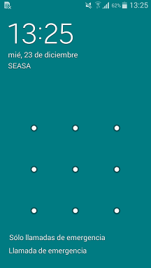 ¿Cómo funciona el patrón de bloqueo de pantalla de mi Samsung Galaxy?