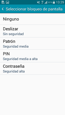 ¿Cómo funciona el patrón de bloqueo de pantalla de mi Samsung Galaxy?
