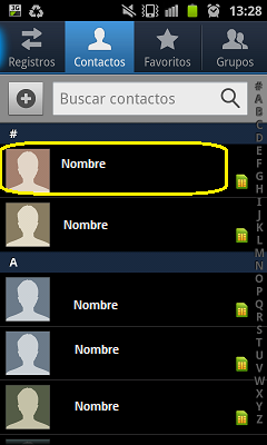 Cómo, bloquear llamadas entrantes en el Galaxy Advance (GT-I9070)