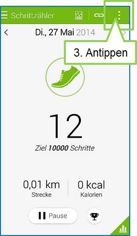 Optionsmenu