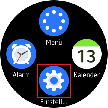 Öffnen Sie zunächst die «Einstellungen»