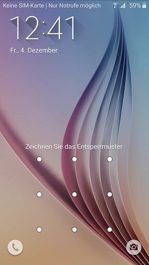 Sperrbildschirm einrichten