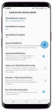 Tippen Sie auf «App-Schaltfläche»