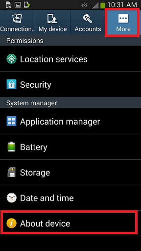 Upgrading the Software of my phone