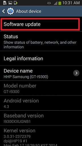 Upgrading the Software of my phone