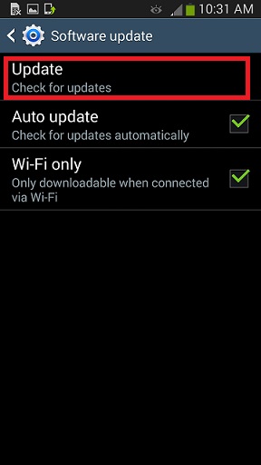 Upgrading the Software of my phone