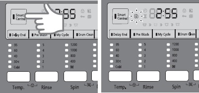 Press Smart App and Delay End button for 5 seconds
