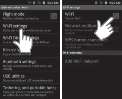 Wi-Fi settings