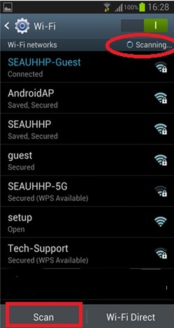 My device cannot detect the Wi-Fi network