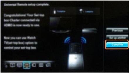 Universal Remote Setup