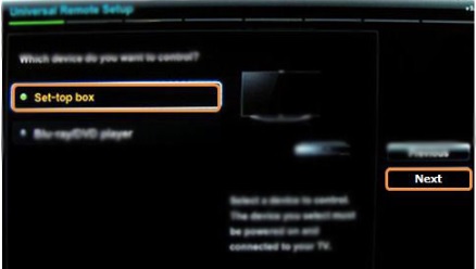 Universal Remote Setup