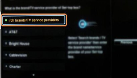 Universal Remote Setup
