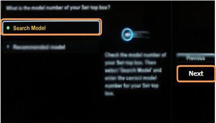 Universal Remote Setup