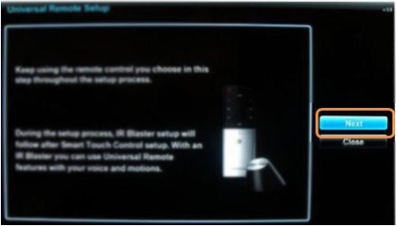 Universal Remote Setup