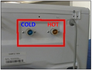 Front load inlet hose filters
