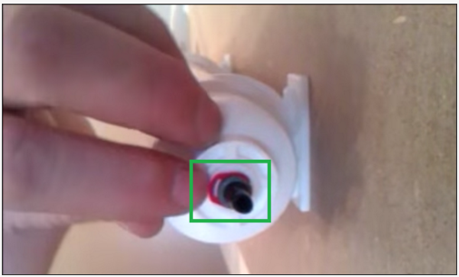 How do I install the water filter in my fridge?