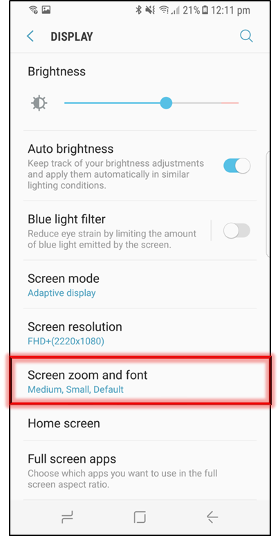 Bagaimana cara mengedit Screen zoom / perbesaran layar dan font pada Galaxy S8 atau S8+?