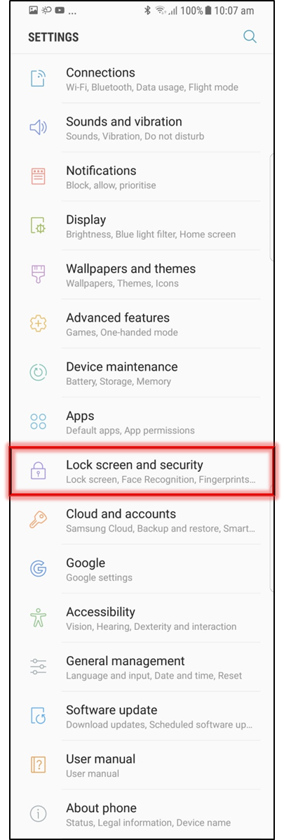 Bagaimana menghapus data IRIS pada Galaxy S8/ S8+?