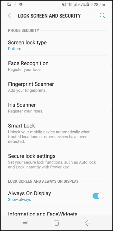 How to set a Pattern, PIN or Password on your Lock screen