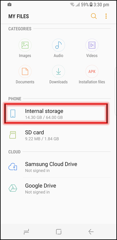 How to set an Audio file as a Message notification