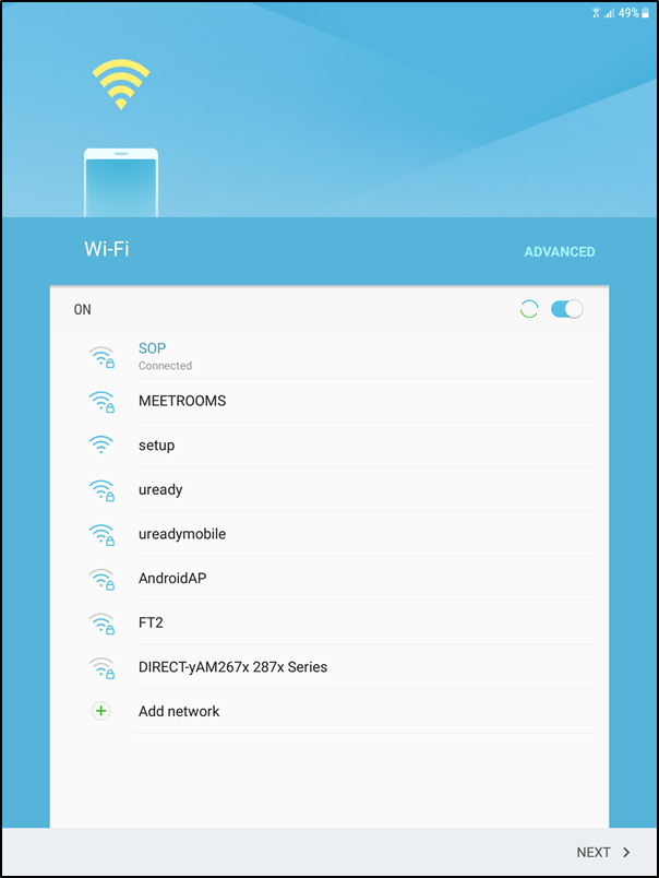 Connect to a Wi-Fi network