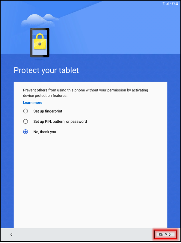 Protect your tablet