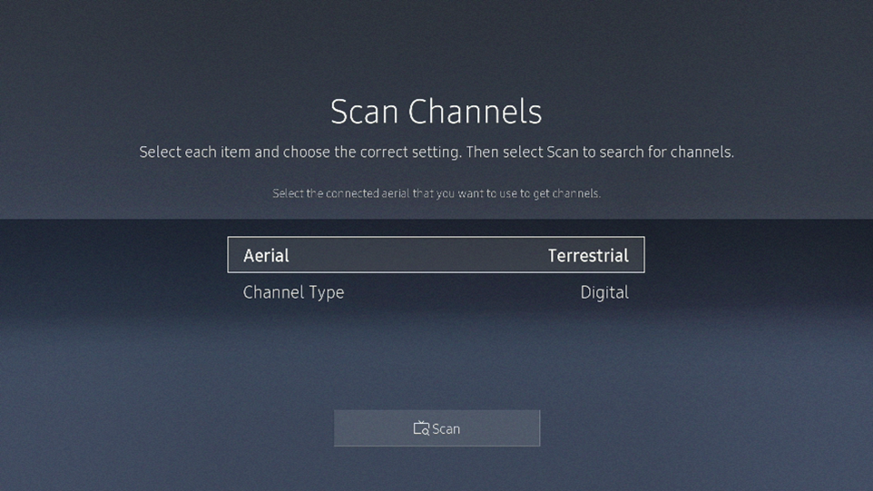 Scan channels