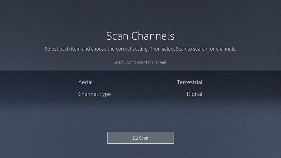 Scan channels